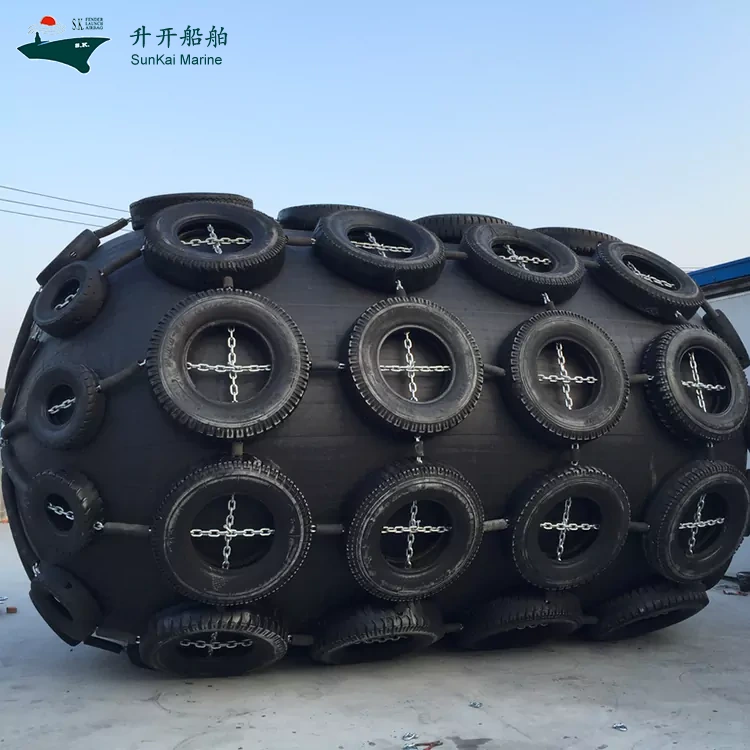 SunKai Marine Ngirim Fender Karet Inflatable Khusus kanggo Proyek Terminal LNG Eropa