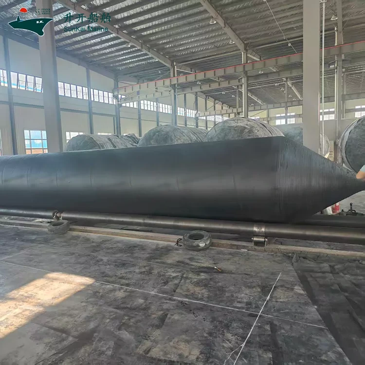 Qingdao SunKai Airbag Marine Tahan Tekanan Tinggi Dikirim ing Korea Selatan