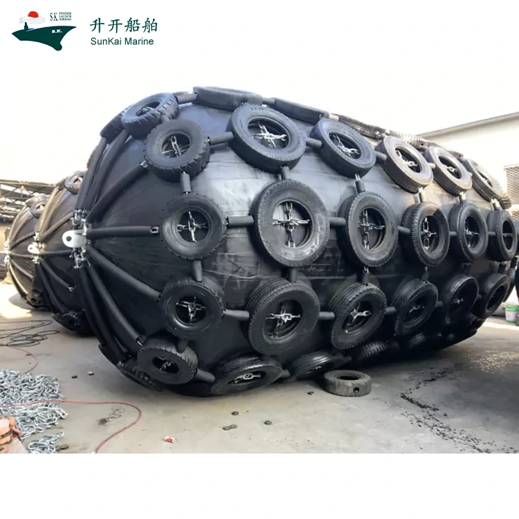 SunKai Marine Dock Rubber Fenders Kasil Dipasang ing Proyek Luar Negeri, Nduwe Pujian Klien Dhuwur